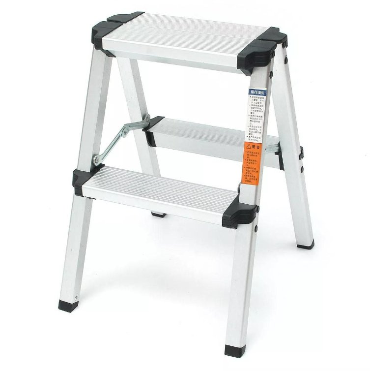 2 by 2 aluminium double sided ladder